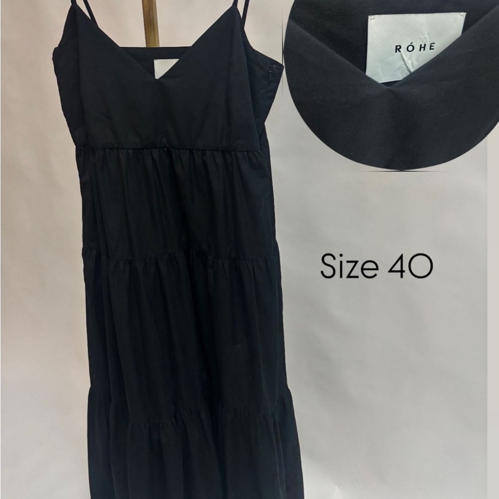 Róhe Black Maxi Dress